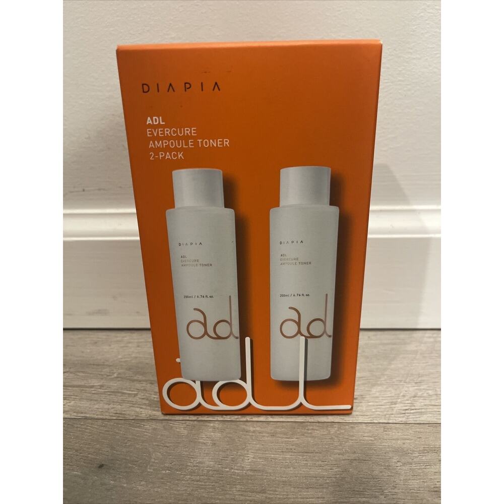DIAPIA ADL Evercure Ampoule Toner 6.76 Oz Each 2-Pack Nourish, Brighten - NIB